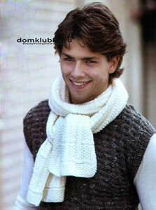 Модный мужской шарф