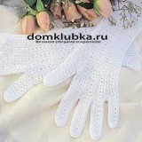 перчатки Вязаные перчатки спицами