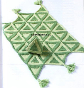Одеяло с треугольникамиВ