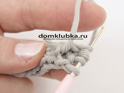  Плетение круглого пояса-шнура - процесс вязания №8