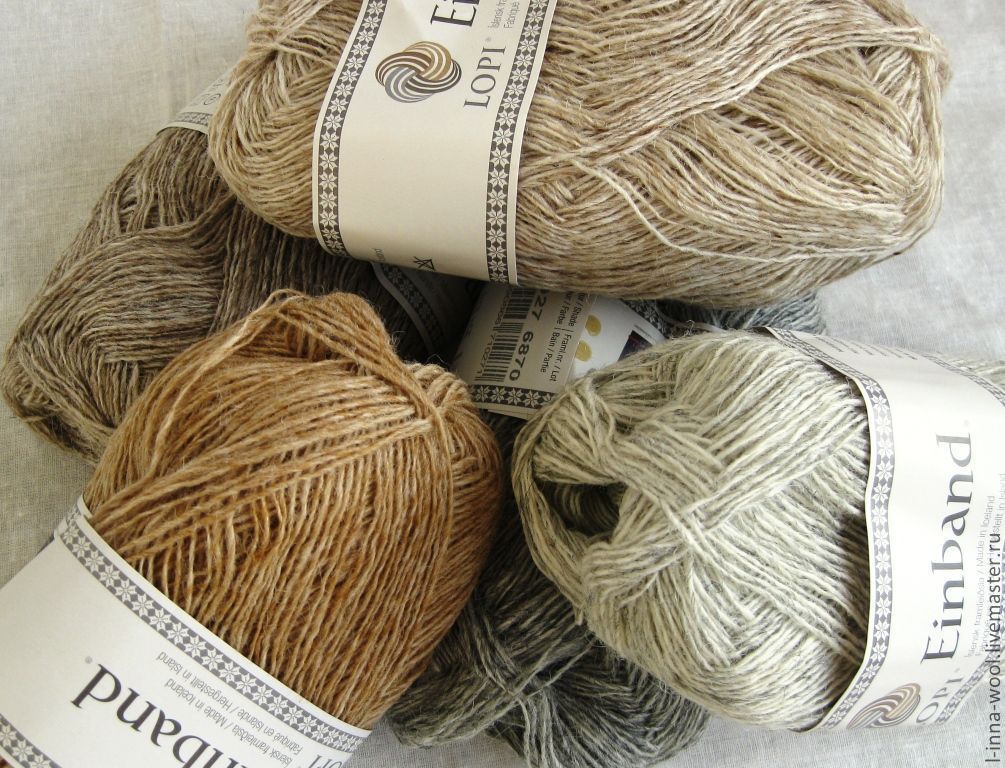 Пряжа для вязания из шерсти