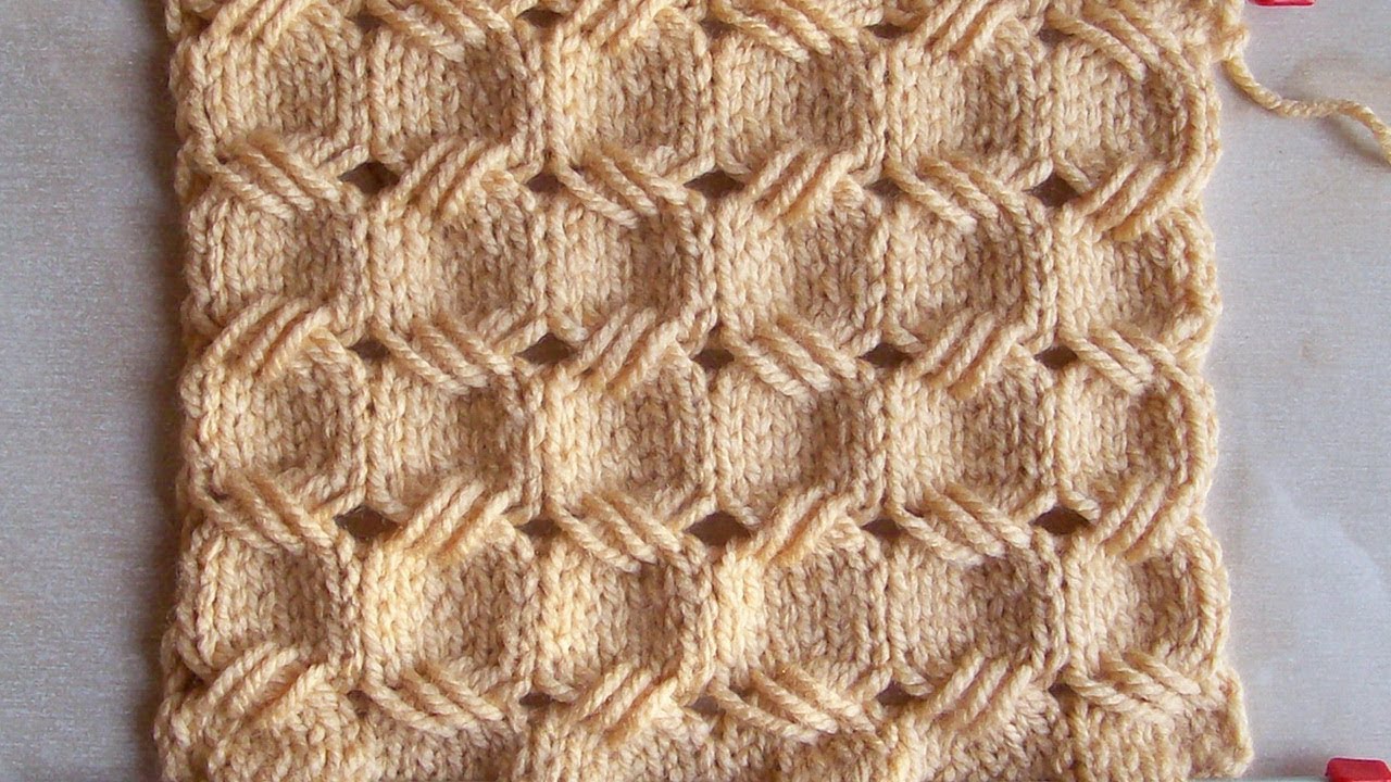 Узоры с вытянутыми петлями спицами со схемами - ДомКлубка